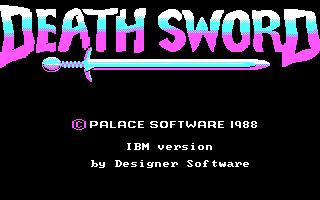 Barbarian MS DOS Pantalla de título
